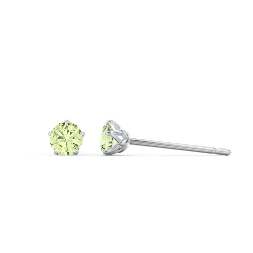 5 Prong Birthstone Stud Earrings