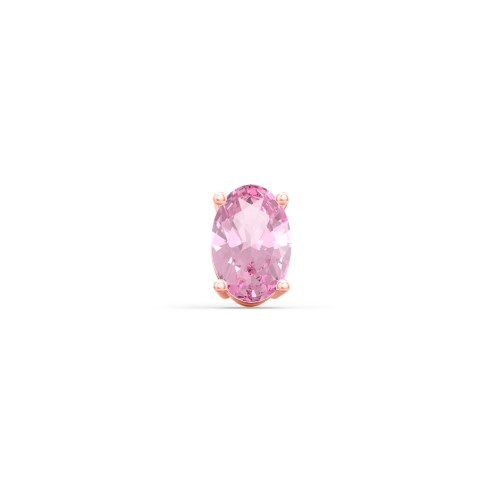 Classic Oval Birthstone Single Stud