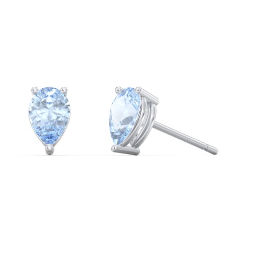 Classic Pear Cut Stud Earrings