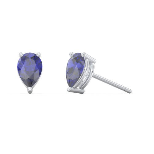 Classic Pear Cut Stud Earrings