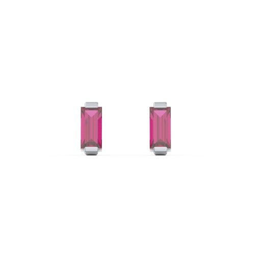 Classic Baguette Cut Stud Earrings