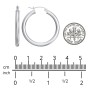 Large Tube Hoop Earrings
