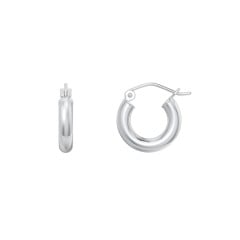 Small Tube Hoop Earrings