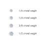 4 Prong Classic Diamond Single Stud - 0.5 ct. tw.