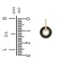 Pavé Drop Studs with Spinning Enamel Discs