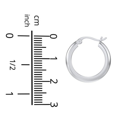 Classic Tube Hoop Earrings