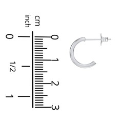 Classic Small Open Hoop Studs