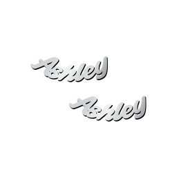 Personalised Name Stud Earrings in 925 Sterling Silver