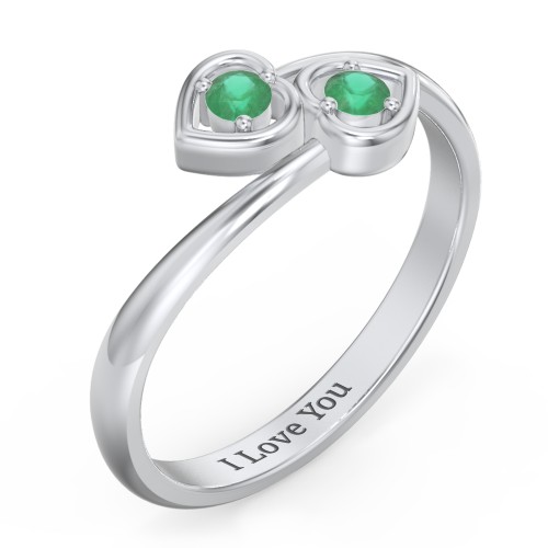 Double Heart Bypass Ring