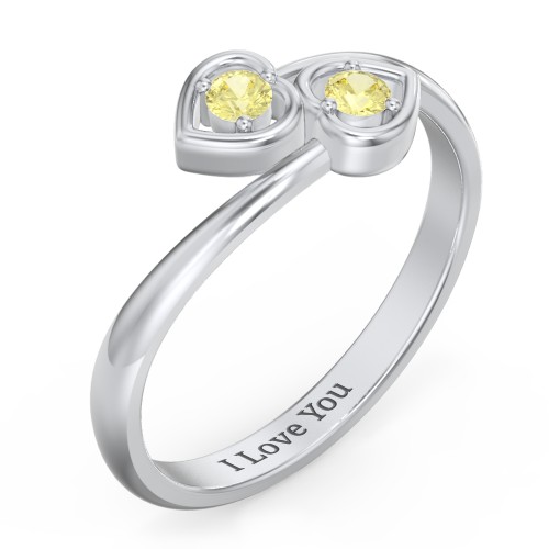Double Heart Bypass Ring