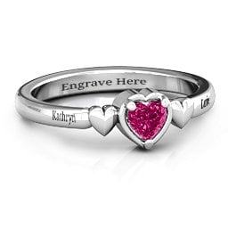 Triple Heart Ring