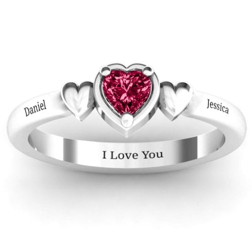 Triple Heart Ring