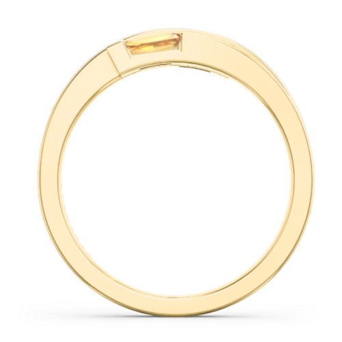 Double Baguette Bypass Ring