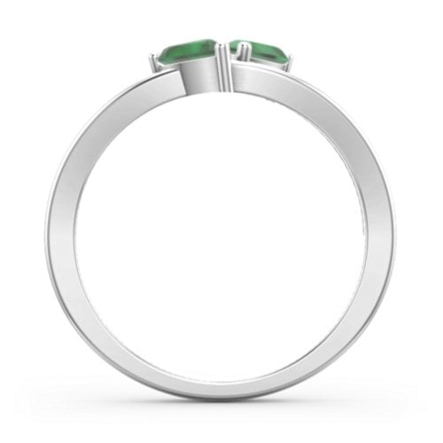 Twin Hearts Ring