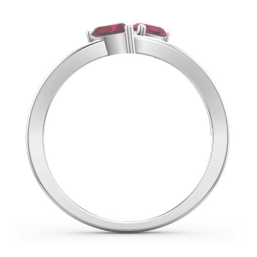 Twin Hearts Ring