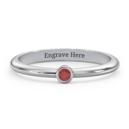 Classic Bezel Set Ring