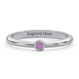 Classic Bezel Set Ring