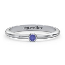 Classic Bezel Set Ring