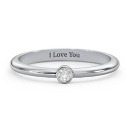 Classic Bezel Set Ring