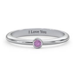 Classic Bezel Set Ring