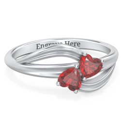 A "Couple" of Hearts Ring