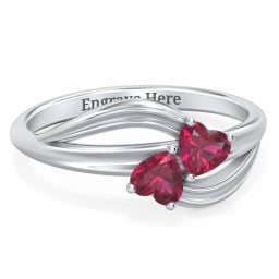 A "Couple" of Hearts Ring