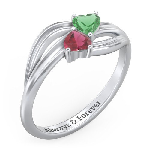 A "Couple" of Hearts Ring