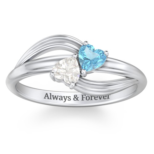 A "Couple" of Hearts Ring