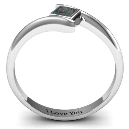 Princess Cut Bypass Ring