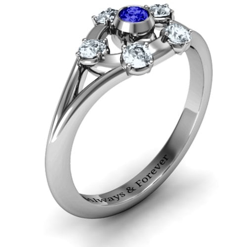 3 to 10 Stone "Solar" Ring