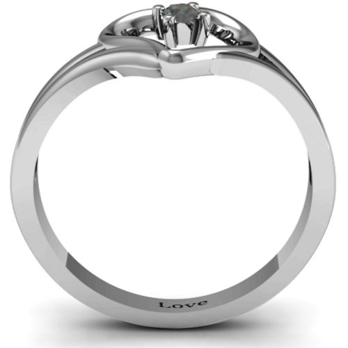 Split Shank Heart Ring