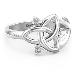 Siobhán Celtic Knot Ring