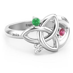 Siobhán Celtic Knot Ring