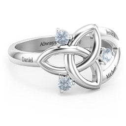 Siobhán Celtic Knot Ring