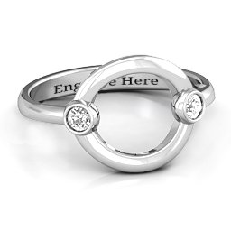 Double Stone Karma Ring