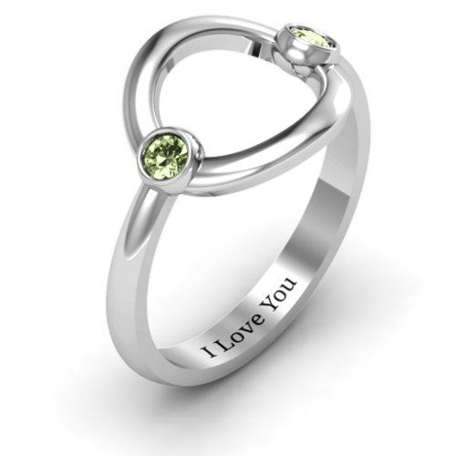 Double Stone Karma Ring