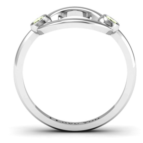 Double Stone Karma Ring