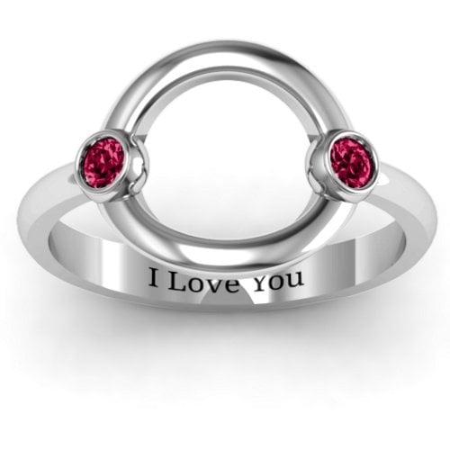 Double Stone Karma Ring