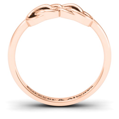 Infinity Knot Ring – 10K Rose Gold