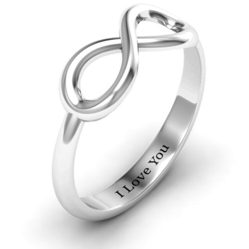 Classic Infinity Ring – Sterling Silver