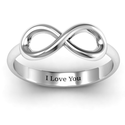 Classic Infinity Ring – Sterling Silver