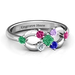 Princess Centre Infinity Ring