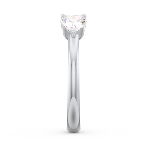 Two Hearts to Infinity Ring – Sterling Silver with Diamond
