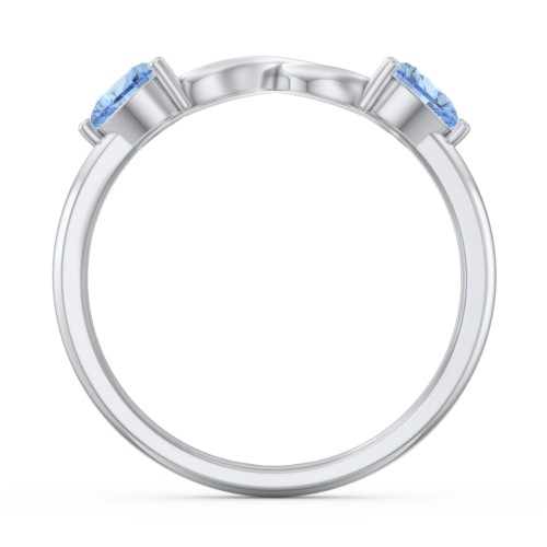 Two Hearts to Infinity Ring