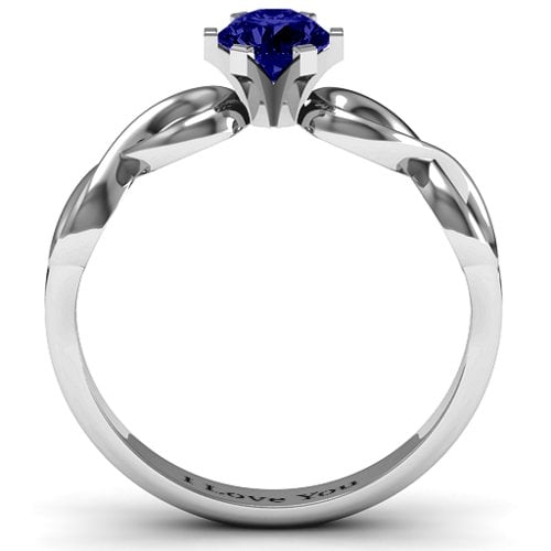 Solitaire Infinity Ring