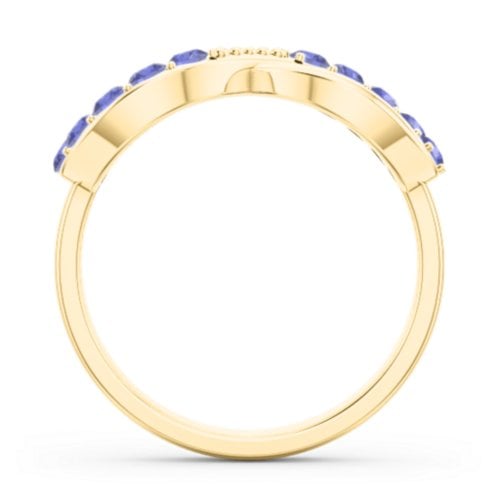 Birthstone Infinity Accent Ring