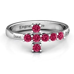 I Believe' Side Cross Ring