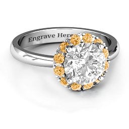 Victoria Single Halo Ring