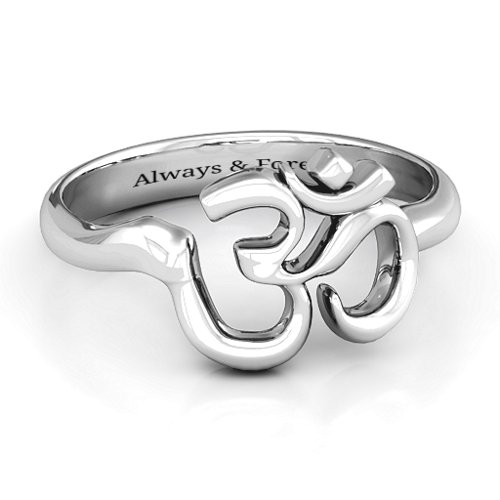 Om - Sound of Universe Ring – Sterling Silver