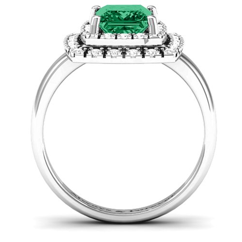 Splendid Double Halo Princess Ring